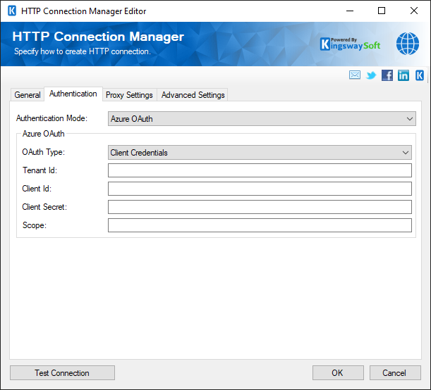HTTP Connection Manager - Auth - Azure OAuth